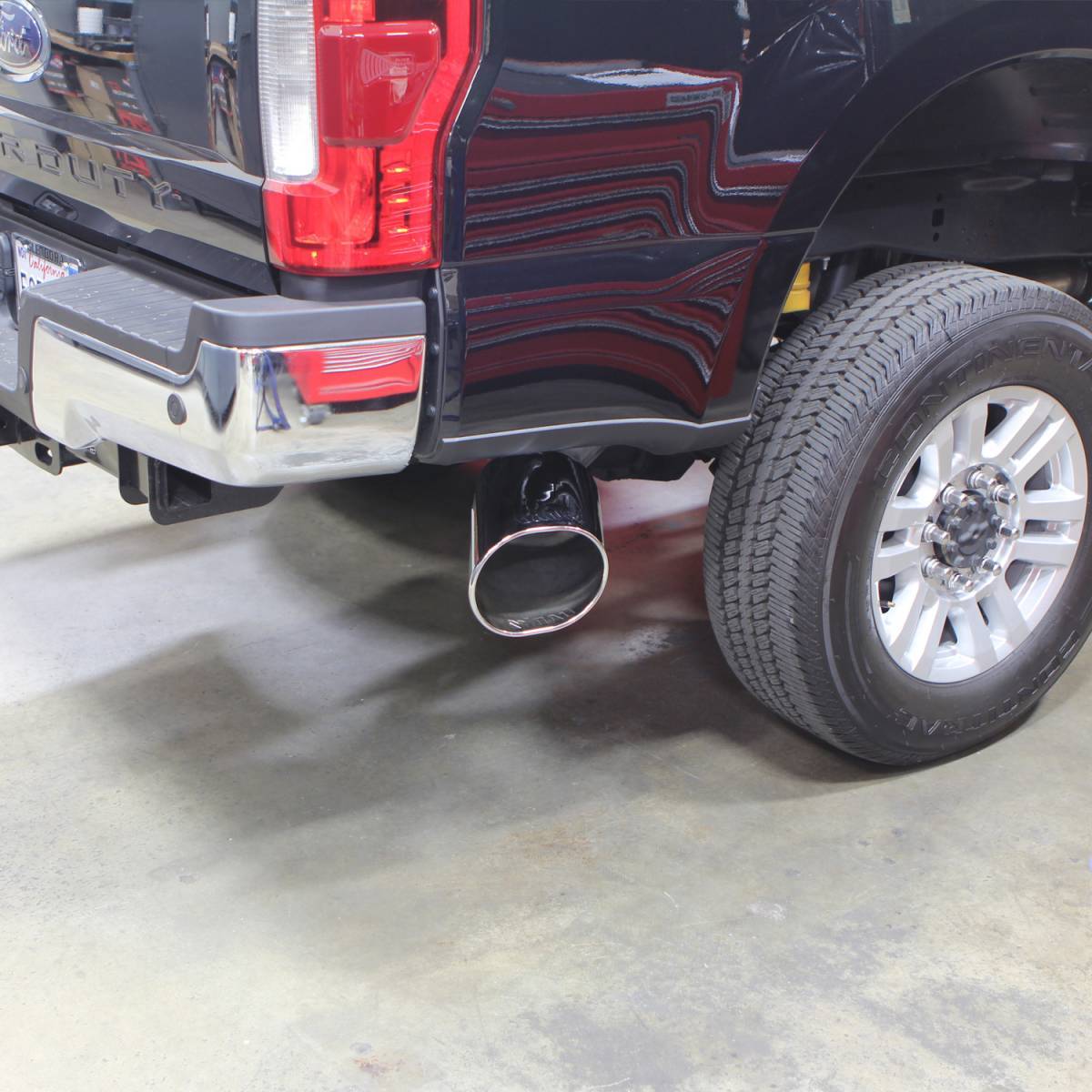 Banks Power Monster Exhaust System 5-inch Single Exit Chrome Tip 2017