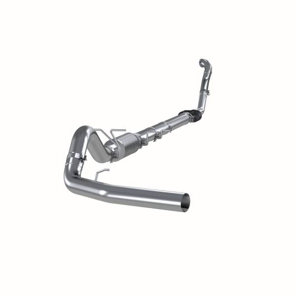 MBRP Exhaust - MBRP Exhaust 4in. Turbo Back; Single Side Off-Road (3" downpipe) S6218P