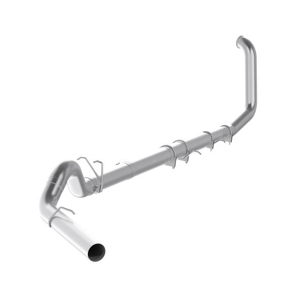 MBRP Exhaust - MBRP Exhaust 5in. Turbo Back; Single Side Exit; No Muffler; AL S62220PLM