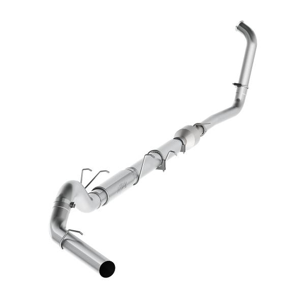 MBRP Exhaust - MBRP Exhaust 5in. Turbo Back (Stock Cat); Single Side Exit; AL S62340P