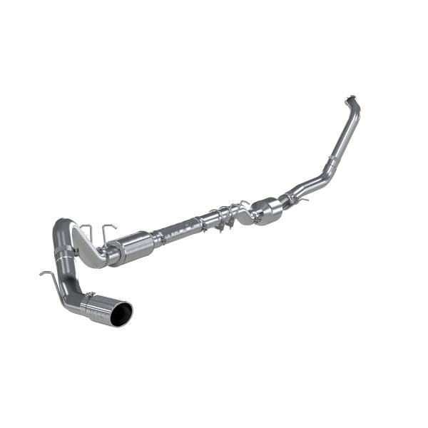 MBRP Exhaust - MBRP Exhaust 4in. Cab/Chassis; Turbo Back; Single Side Exit; Off Road; T409 S6240409