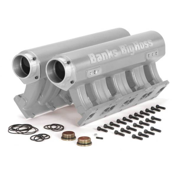 Banks Power - Banks Power Big Hoss Racing Intake Manifold System Natural for use with 01-15 Chevy/GMC 6.6L