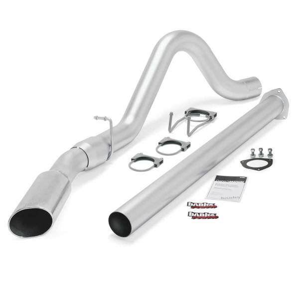 Banks Power - Banks Power Monster Exhaust System Single Exit Chrome Tip 11-14 Ford 6.7L F250/F350/450 CCSB-CCLB