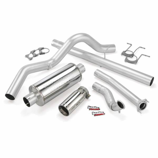 Banks Power - Banks Power Monster Exhaust System Single Exit Chrome Tip 94-97 Ford 7.3L ECLB