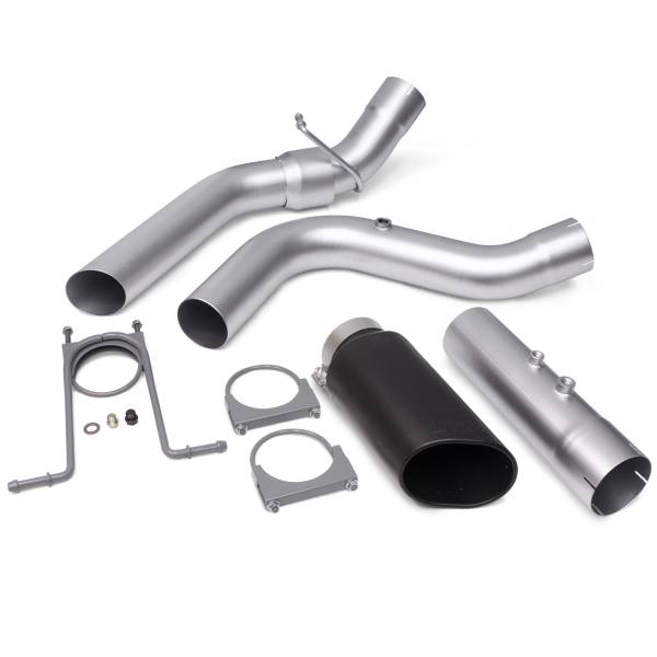 Banks Power - Banks Power Monster Exhaust System 4-inch Single Exit Black Tip 17-18 Chevy 6.6L L5P from