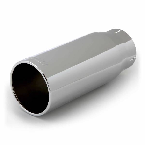 Banks Power - Banks Power Tailpipe Tip Kit Round Straight Cut Chrome 4 Inch Tube 5 Inch X 12.5 inch