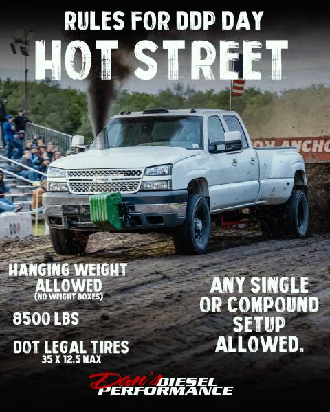 Dan's Diesel Performance, INC. - Hot Street Sled Pull Registration