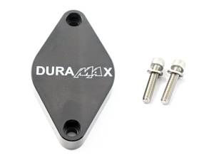 Turbo Chargers & Components - Turbo Charger Accessories - Merchant Automotive - LML Turbo Resonator Delete Plate, 2011-2016,  Black, Duramax