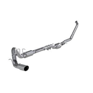 MBRP Exhaust 4in. Cab/Chassis; Turbo Back; Single Side Exit; Off Road; T409 S6240409