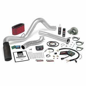 Air Intakes & Accessories - Air Intakes - Banks Power - Banks Power Stinger Plus Bundle Power System W/Single Exit Exhaust Black TipFord 7.3L Manual Transmission