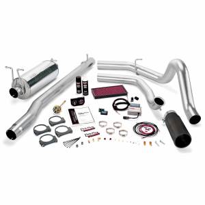 Banks Power Stinger Bundle Power System W/Single Exit Exhaust Black Tip 99.5-03 Ford 7.3L F250/F350 Automatic Transmission