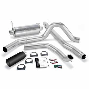 1999-2003 Ford 7.3L Powerstroke - Programmers & Tuners - Banks Power - Banks Power Git-Kit Bundle Power System W/Single Exit Exhaust Black Tip 00-03 Ford 7.3L Excursion