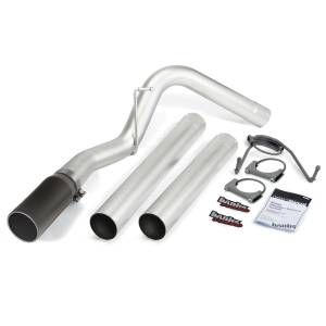 Banks Power Monster Exhaust System Single Exit Black Tip 14-18 Ram 6.7L CCLB MCSB
