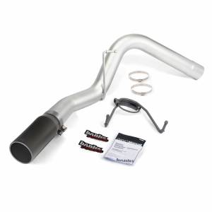 Exhaust - Exhaust Systems - Banks Power - Banks Power Monster Exhaust System Single Exit Black Tip 07-13 Dodge/Ram 6.7L CCLB