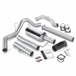Banks Power Monster Exhaust System Single Exit Black Round Tip 03-04 Dodge 5.9L CCLB No Catalytic Converter