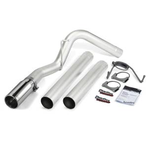 Banks Power Monster Exhaust System Single Exit Chrome Tip 14-18 Ram 6.7L CCLB MCSB