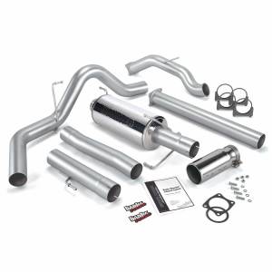Exhaust - Exhaust Systems - Banks Power - Banks Power Monster Exhaust System Single Exit Chrome Round Tip 03-04 Dodge 5.9L CCLB Catalytic Converter