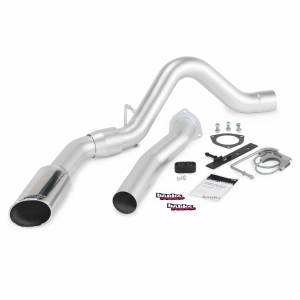 Exhaust - Exhaust Systems - Banks Power - Banks Power Monster Exhaust System Single Exit Chrome Tip 07-10 Chevy 6.6L LMM ECSB-CCLB to