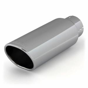 Exhaust - Exhaust Tips - Banks Power - Banks Power Tailpipe Tip Kit Ob Round Angle Cut Chrome 3 Inch Tube 3.75 X 4.5 X 11.5 inch