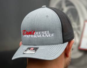 DDP Merchandise - Hats - Dan's Diesel Performance, INC. - DDP Black & Light Gray SnapBack Hat w/ Full Logo