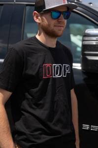 DDP Black Abbreviated Logo T-Shirt