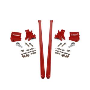 Steering And Suspension - Suspension Parts - HSP Diesel - 2001-2010 Chevrolet / GMC 75 Inch Bolt On Traction Bars 3.5 Inch Axle Diameter Blood Red HSP Diesel