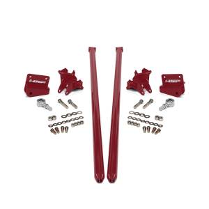 Steering And Suspension - Suspension Parts - HSP Diesel - 2001-2010 Chevrolet / GMC 70 Inch Bolt On Traction Bars 3.5 Inch Axle Diameter Candy Red HSP Diesel