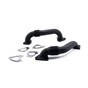 HSP Diesel - 2001-2016 Chevrolet / GMC 2 Inch Replacement Up-Pipes Ceramic HSP Diesel