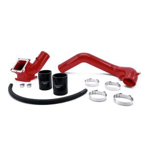 Turbo Chargers & Components - Intercoolers and Pipes - HSP Diesel - 2006-2010 Chevrolet / GMC Max Flow Bridge and Cold Side Tube Behind Alt Blood Red HSP Diesel