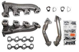 Exhaust - Exhaust Manifolds - Dan's Diesel Performance, INC. - High Flow Cast Manifolds and Up Pipes